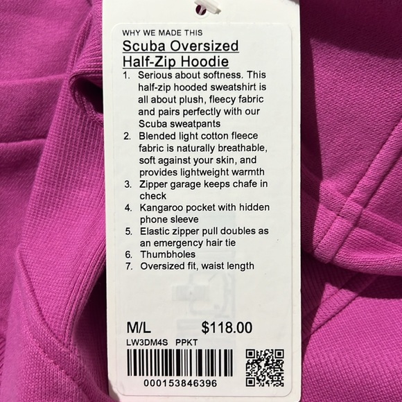 Lululemon Scuba Oversized Half Zip Hoodie - Picture 5 of 5